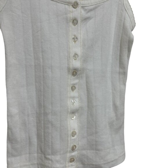 NWOT Free People Intimately End Game Pointelle Tank in Sugar Swizzle - Size XS - Picture 7 of 9